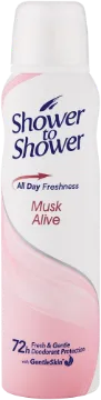Picture of SHOWER TO SHOWER LADIES AERO CAN  MUSK ALIVE 150ml