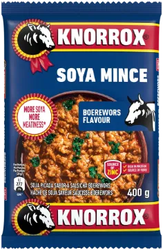Picture of KNORROX SOYA MINCE  BOEREWORS 400g
