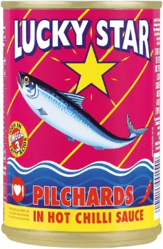 Picture of LUCKY STAR PILCHARDS IN HOT CHILLI SAUCE 400g