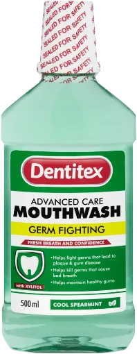 Picture of DENTITEX MOUTH WASH COOL SPEARMINT 500ml