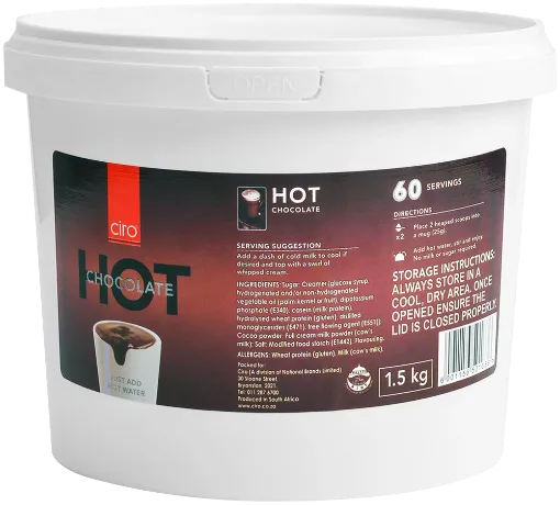 Picture of CIRO HOT CHOCOLATE 1.5kg