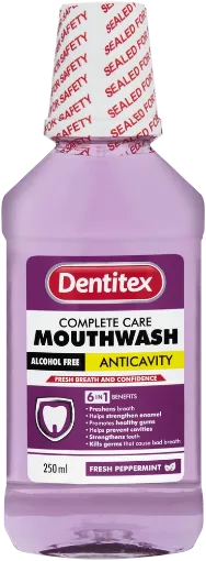 Picture of DENTITEX MOUTH WASH FRESH PEPPERMINT 250ml