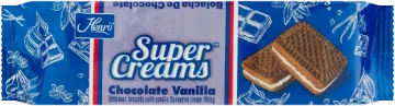 Picture of HENRO SUPER CREAM BISCUITS  CHOC&VANI 125g