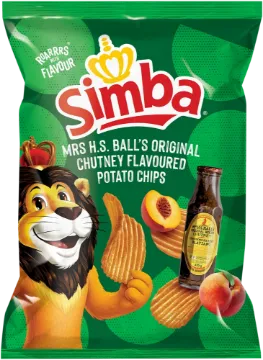 Picture of SIMBA CHIPS POTATO MRS BALLS CHUTNEY 120g