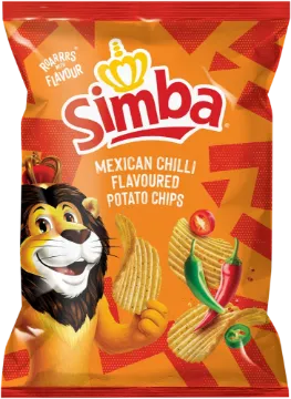 Picture of SIMBA CHIPS POTATO MEXICAN CHILLI 120g