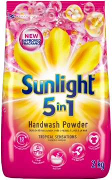 Picture of SUNLIGHT WASH POWDER HAND  TROPICAL SENSATION 2kg